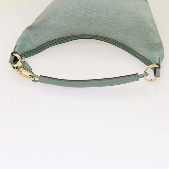 GUCCI GG Canvas Shoulder Bag Light Blue 001 4158 Auth 69052 - Picture 9 of 14